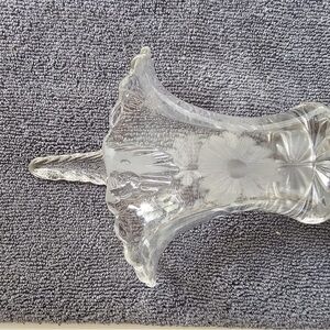 Clear Glass Decorative Wall Sconce Vase - Clear